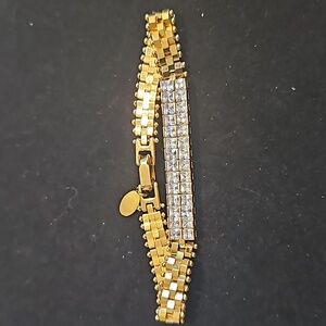 Gold costume bracelet